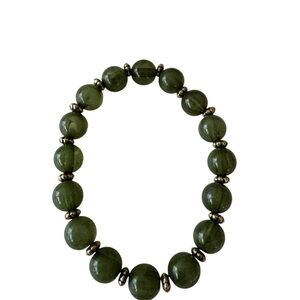 Elegant‎ Green Beaded Bracelet